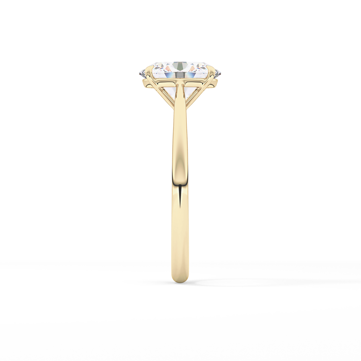 Oval Solitaire Lab Grown Diamond Engagement Ring