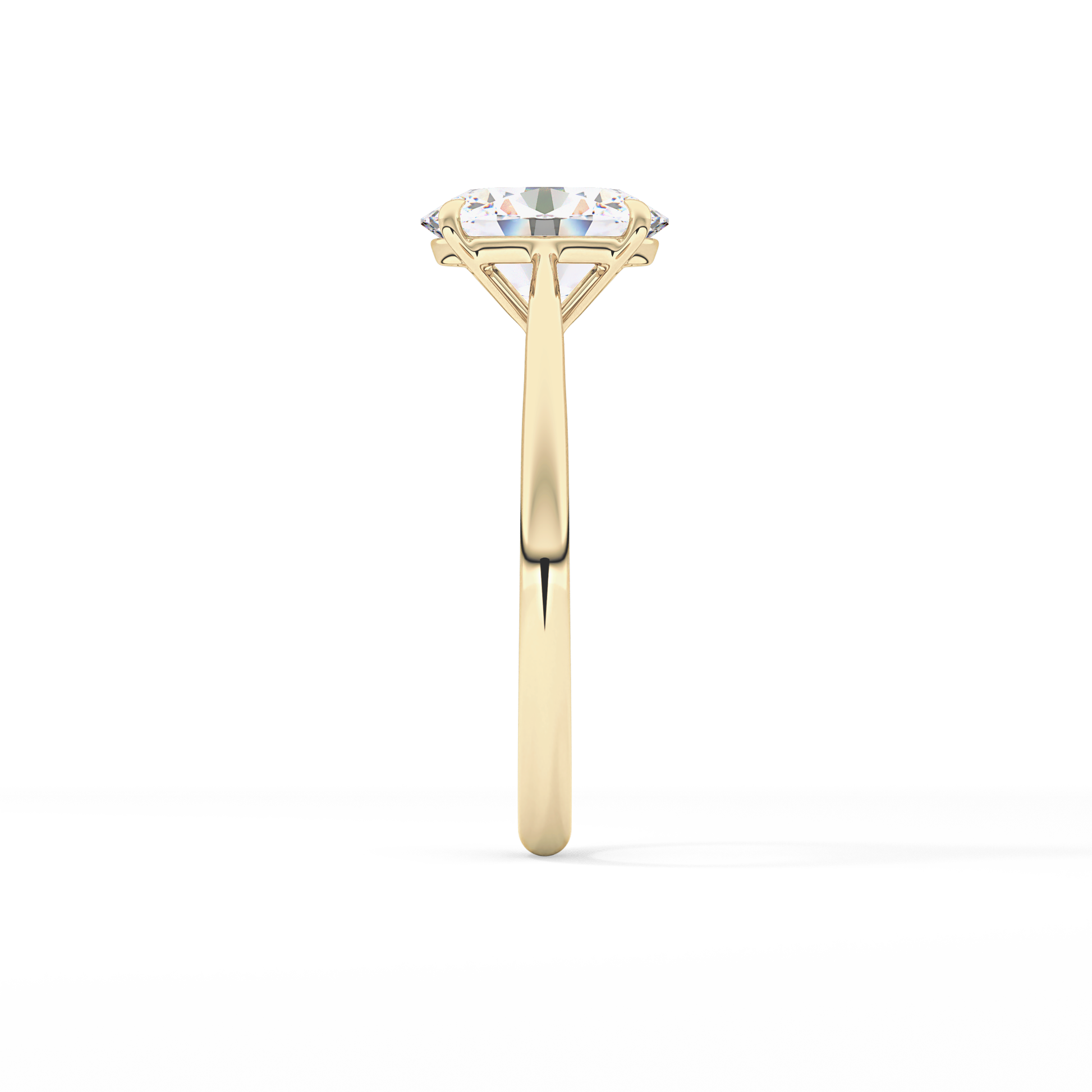 Oval Solitaire Lab Grown Diamond Engagement Ring