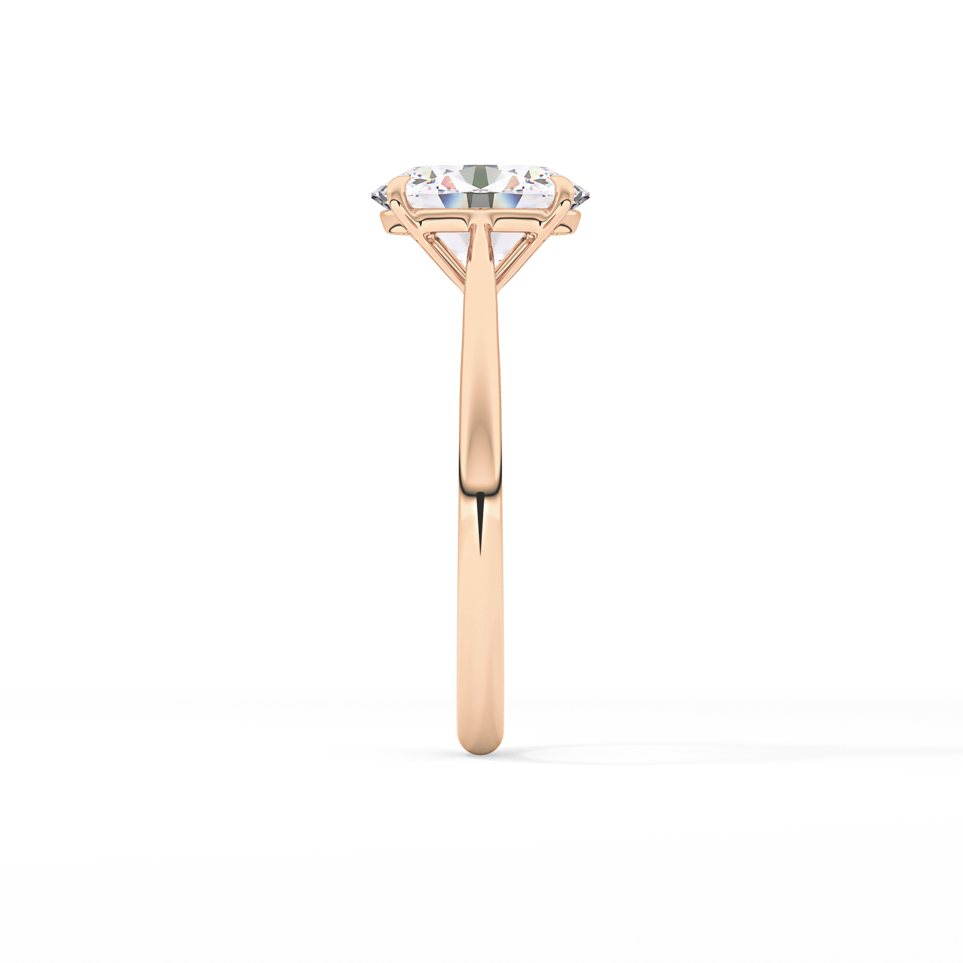 Oval Solitaire Lab Grown Diamond Engagement Ring