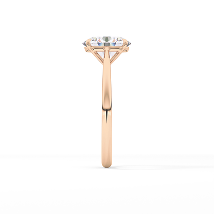 Oval Solitaire Lab Grown Diamond Engagement Ring