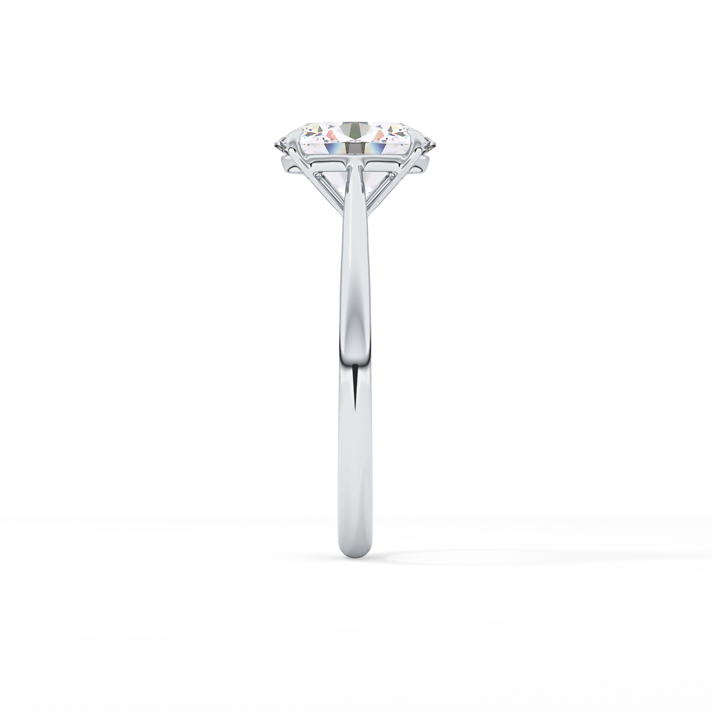 Oval Solitaire Lab Grown Diamond Engagement Ring