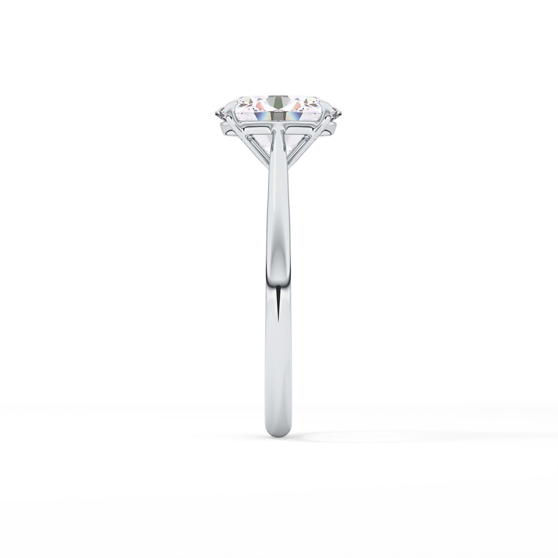 Oval Solitaire Lab Grown Diamond Engagement Ring