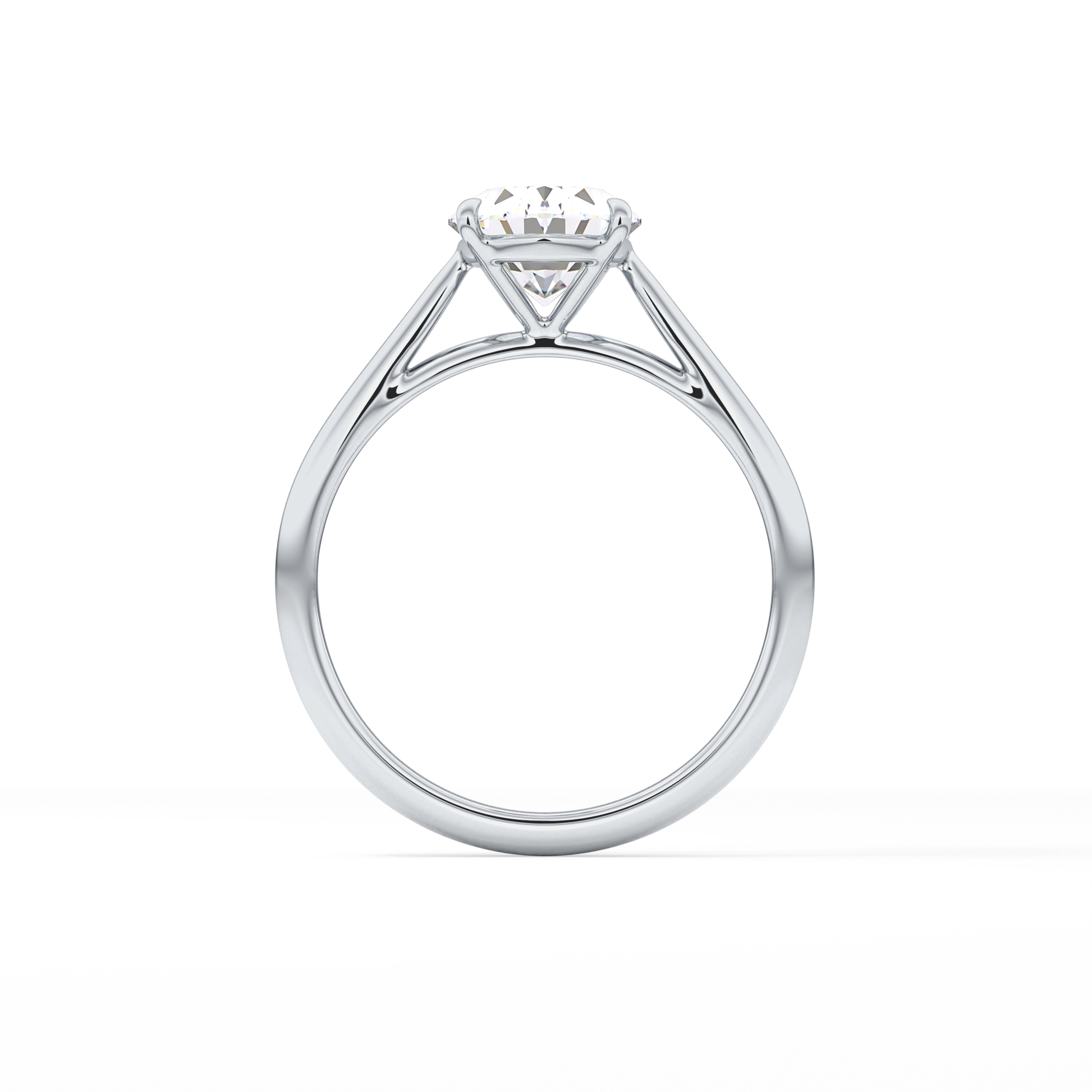 Oval Solitaire Lab Grown Diamond Engagement Ring