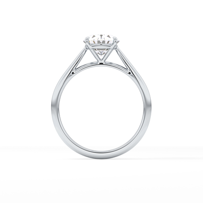 Oval Solitaire Lab Grown Diamond Engagement Ring