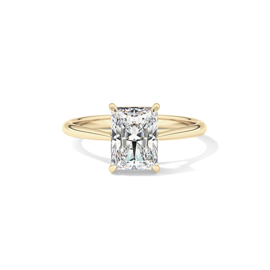 Radiant Solitaire Lab Grown Diamond Engagement Ring