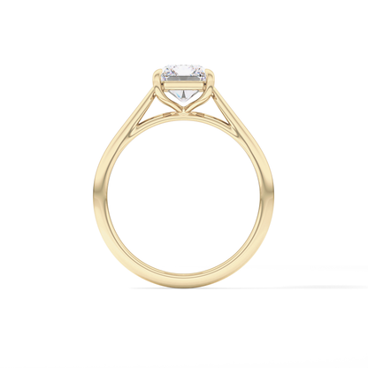 Radiant Solitaire Lab Grown Diamond Engagement Ring