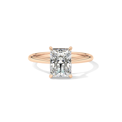 Radiant Solitaire Lab Grown Diamond Engagement Ring