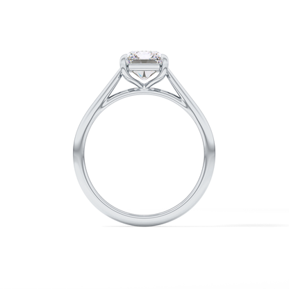Radiant Solitaire Lab Grown Diamond Engagement Ring