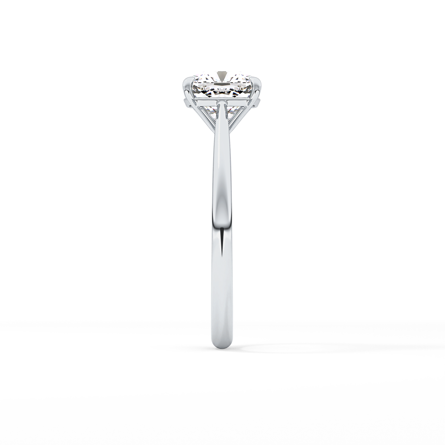 Cushion Solitaire Lab Grown Diamond Engagement Ring