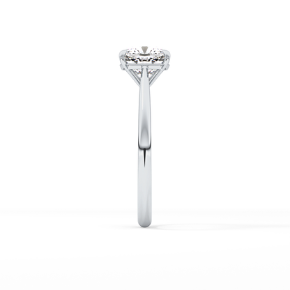 Cushion Solitaire Lab Grown Diamond Engagement Ring