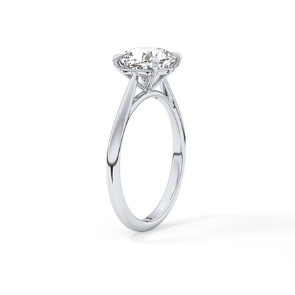 Cushion Solitaire Lab Grown Diamond Engagement Ring