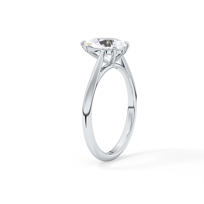 Pear Solitaire Lab Grown Diamond Engagement Ring