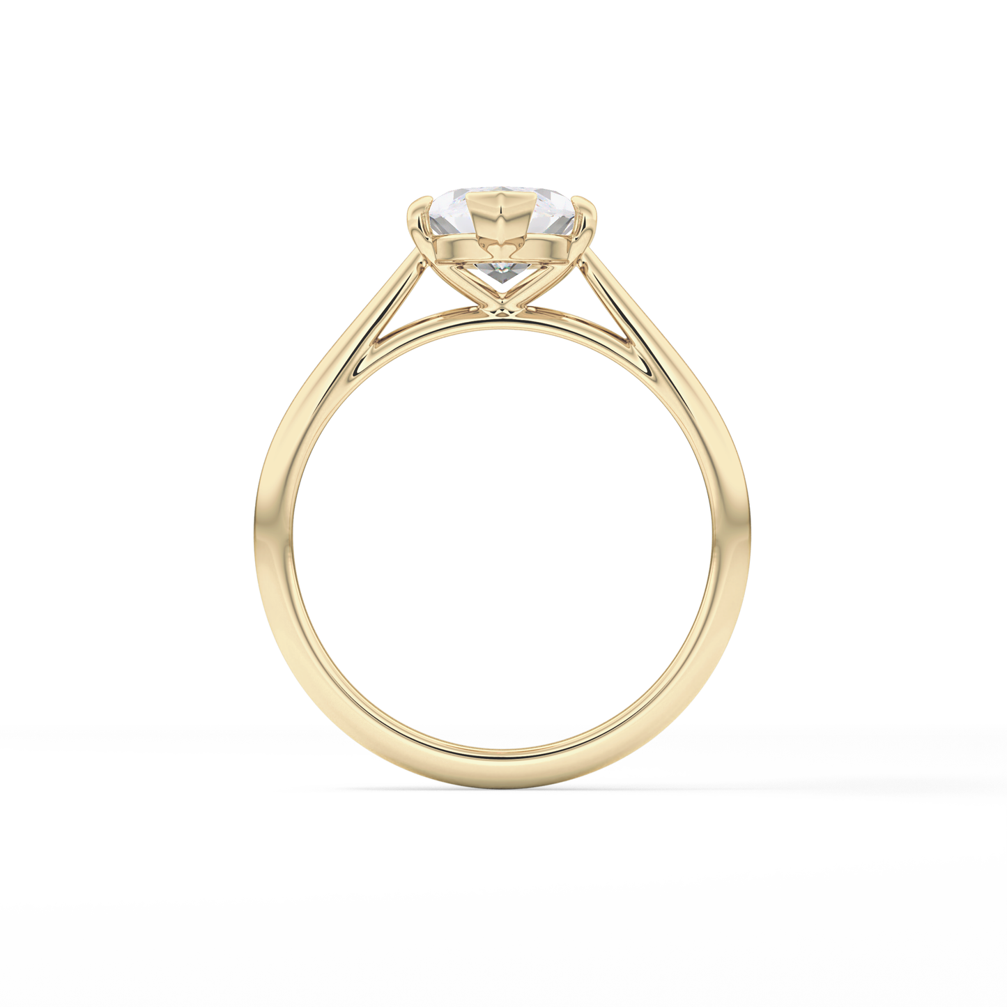 Marquise Solitaire Lab Grown Diamond Engagement Ring
