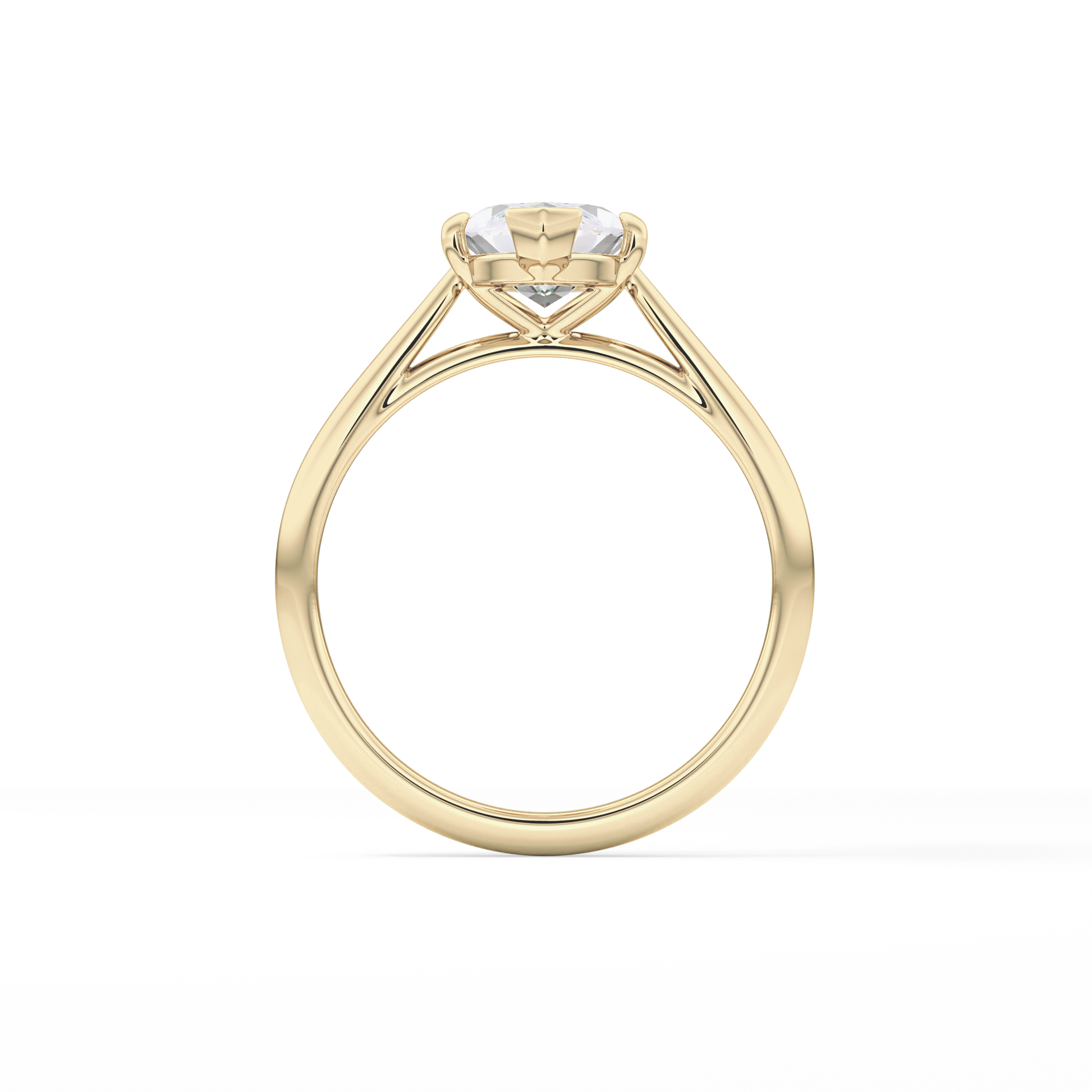 Marquise Solitaire Lab Grown Diamond Engagement Ring