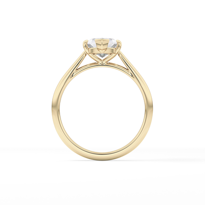 Marquise Solitaire Lab Grown Diamond Engagement Ring