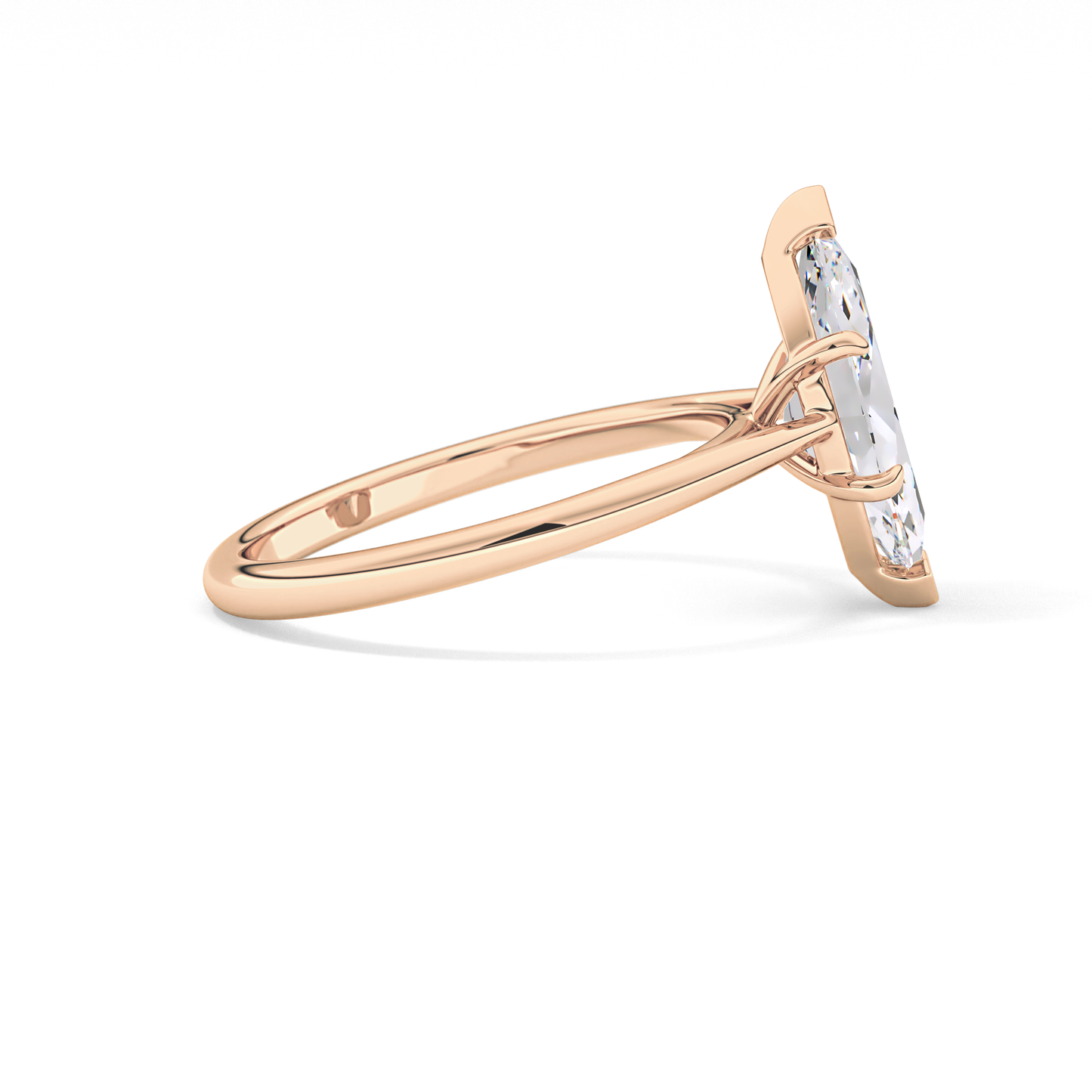 Marquise Solitaire Lab Grown Diamond Engagement Ring