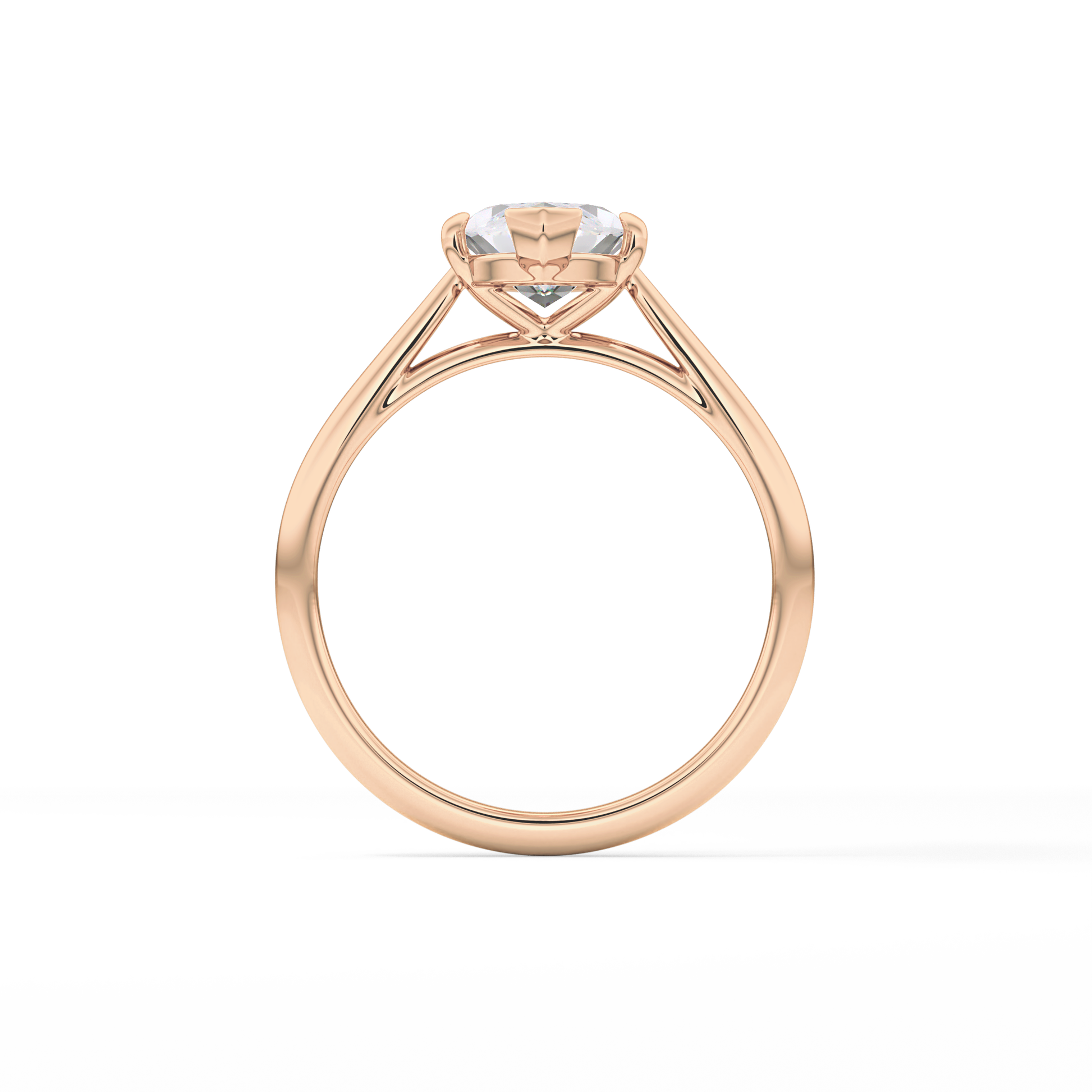 Marquise Solitaire Lab Grown Diamond Engagement Ring