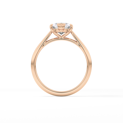 Marquise Solitaire Lab Grown Diamond Engagement Ring