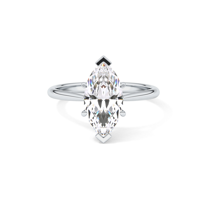 Marquise Solitaire Lab Grown Diamond Engagement Ring