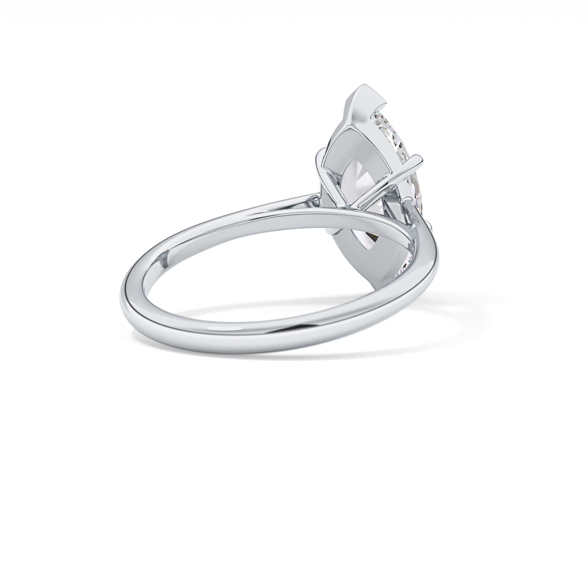 Marquise Solitaire Lab Grown Diamond Engagement Ring