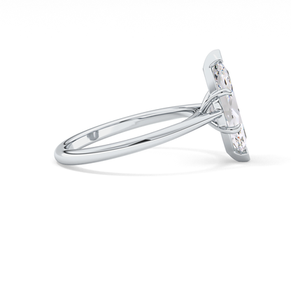 Marquise Solitaire Lab Grown Diamond Engagement Ring
