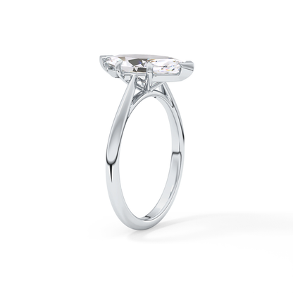 Marquise Solitaire Lab Grown Diamond Engagement Ring