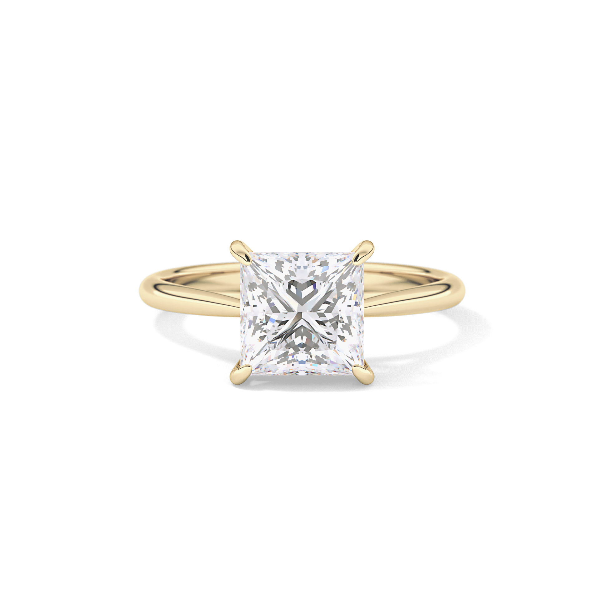 Princess Solitaire Lab Grown Diamond Engagement Ring