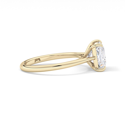 Princess Solitaire Lab Grown Diamond Engagement Ring