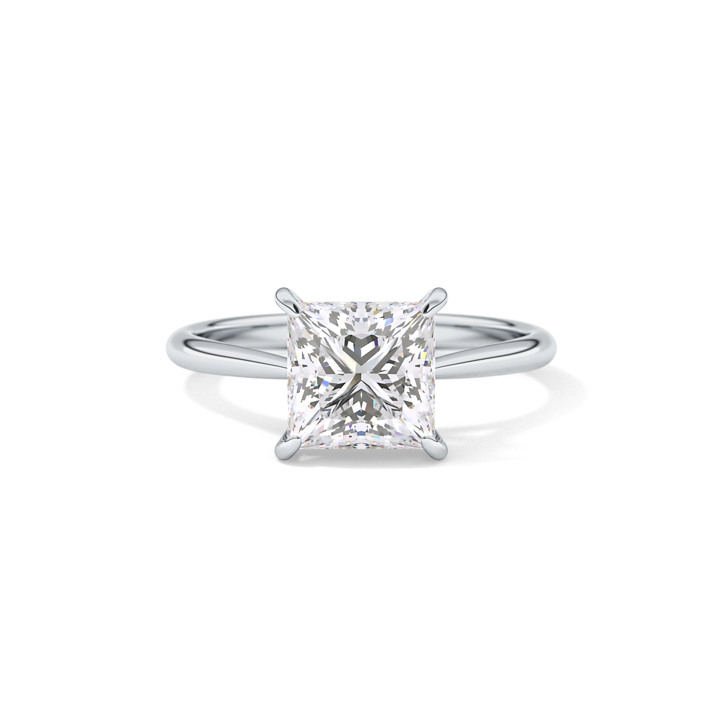 Princess Solitaire Lab Grown Diamond Engagement Ring