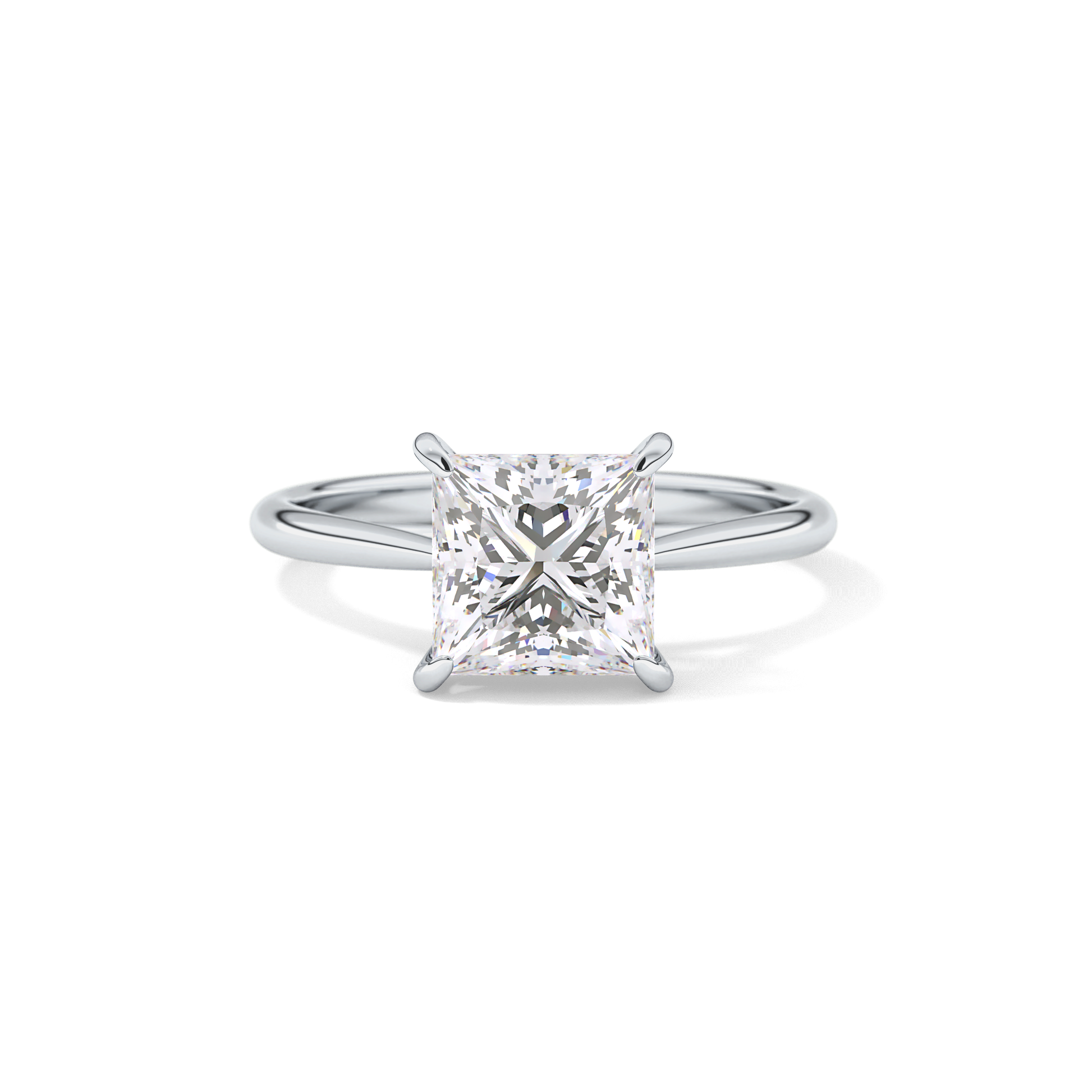 Princess Solitaire Lab Grown Diamond Engagement Ring
