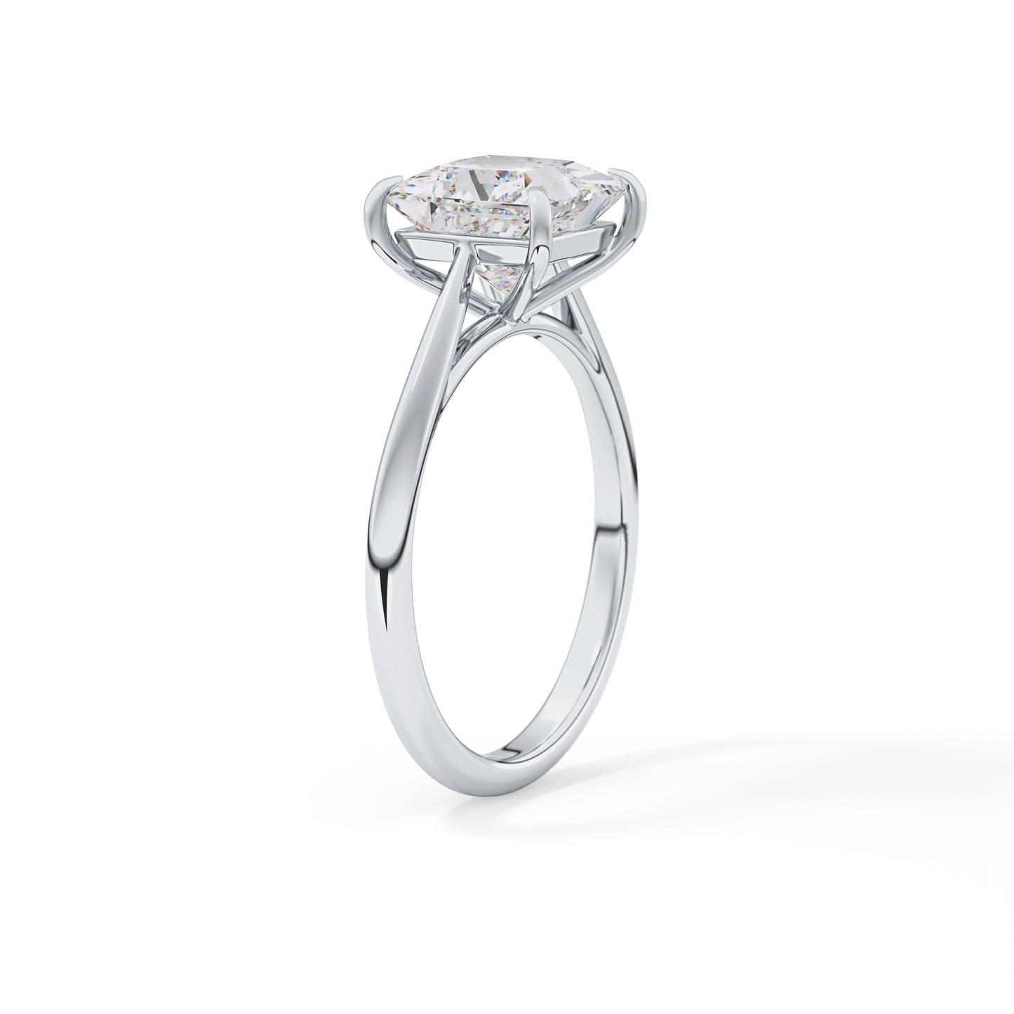 Princess Solitaire Lab Grown Diamond Engagement Ring