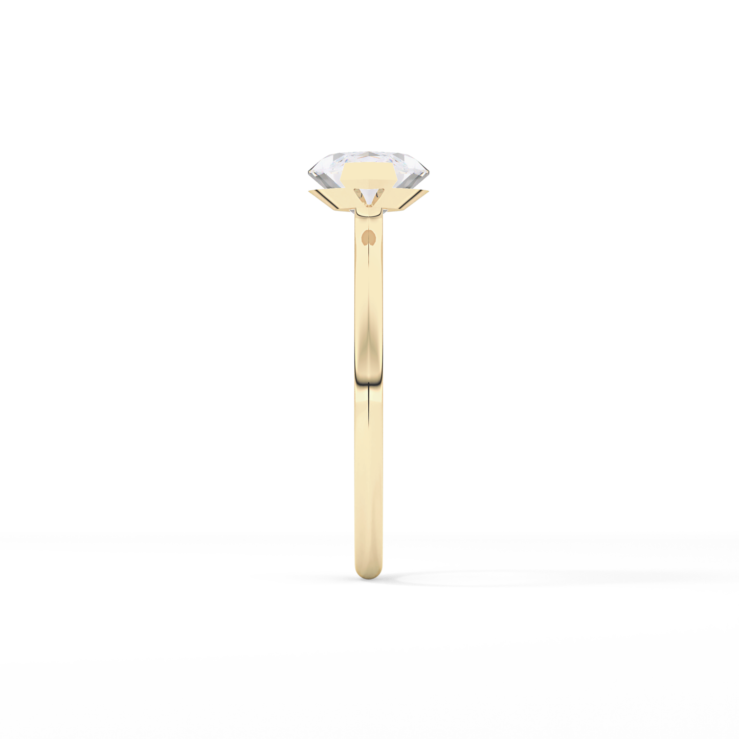 East West Marquise Solitaire Lab Grown Diamond Engagement Ring