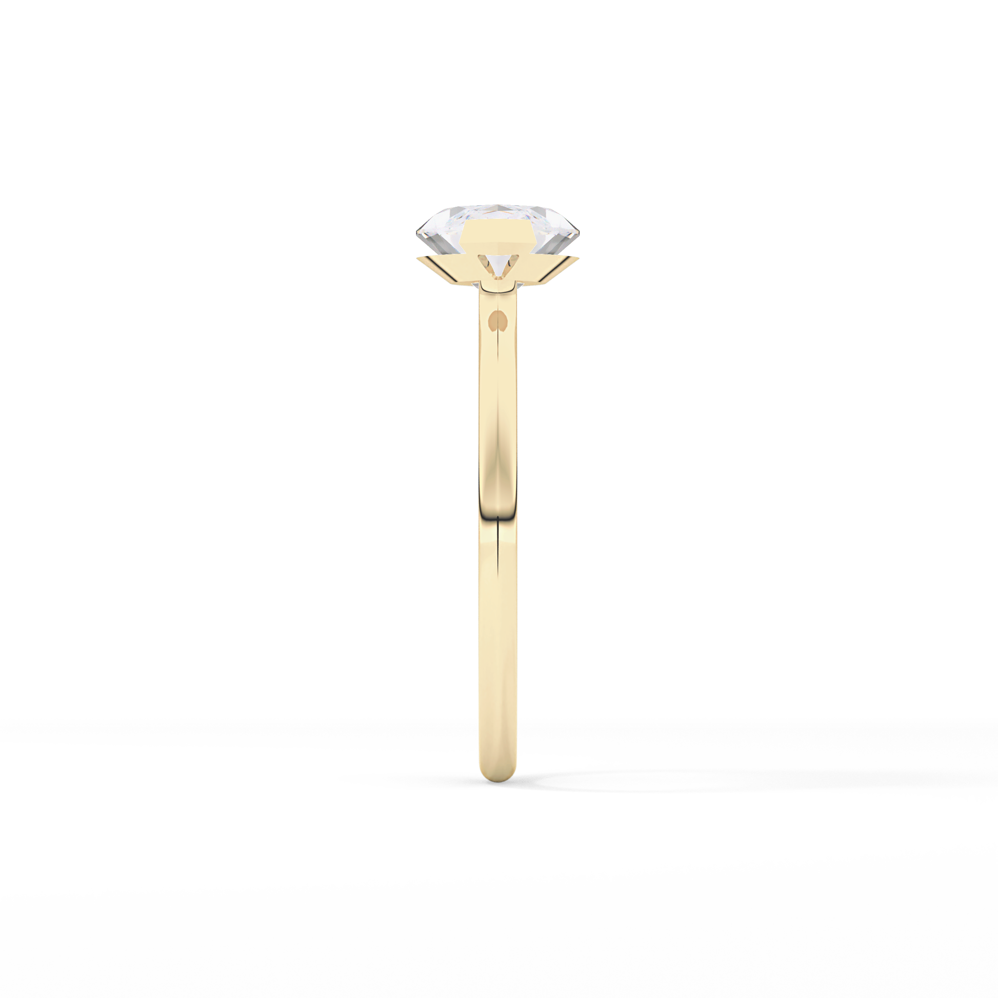 East West Marquise Solitaire Lab Grown Diamond Engagement Ring