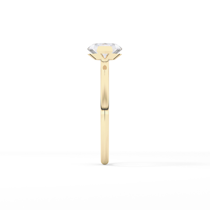 East West Marquise Solitaire Lab Grown Diamond Engagement Ring