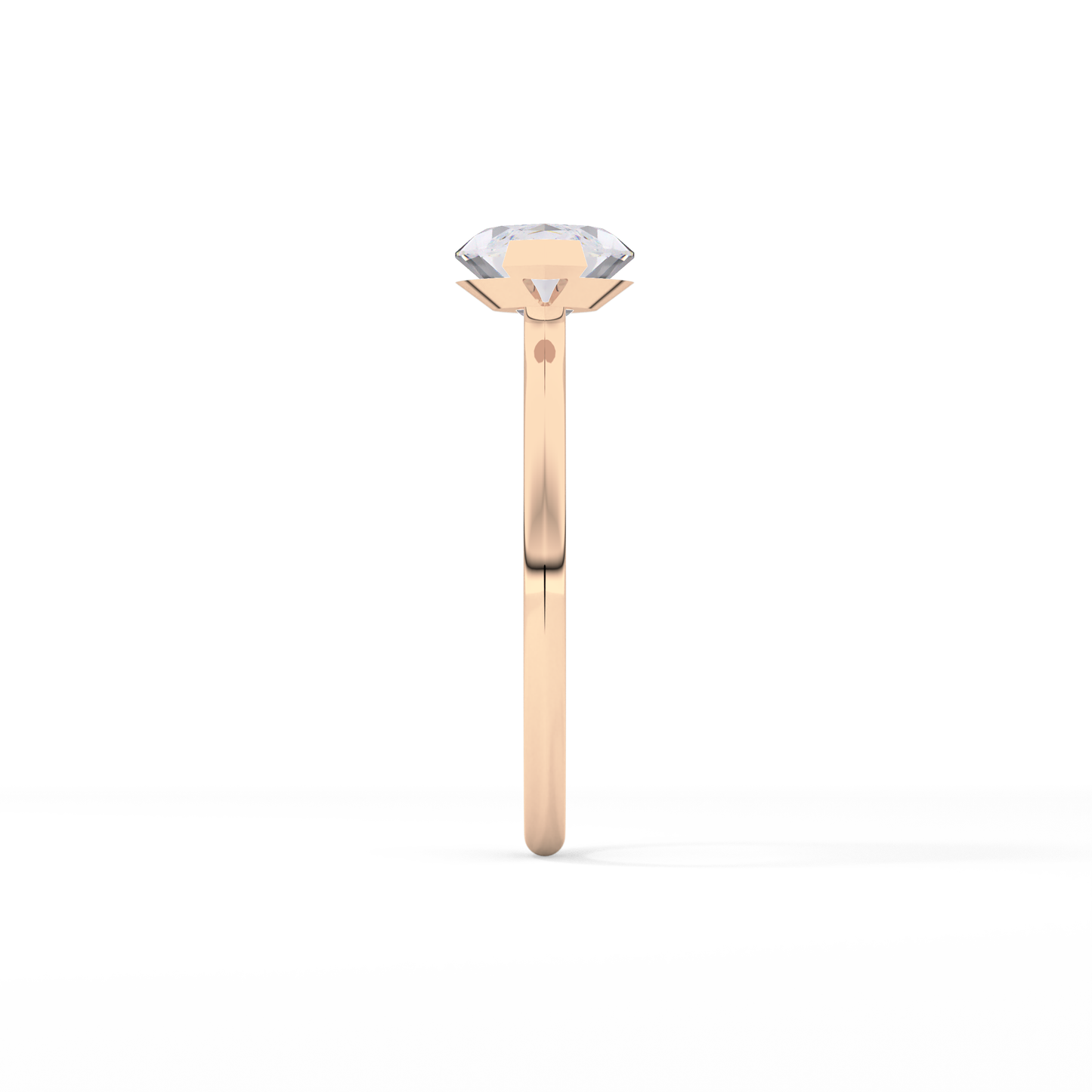 East West Marquise Solitaire Lab Grown Diamond Engagement Ring