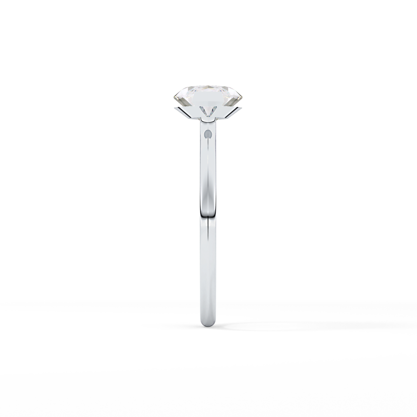 East West Marquise Solitaire Lab Grown Diamond Engagement Ring