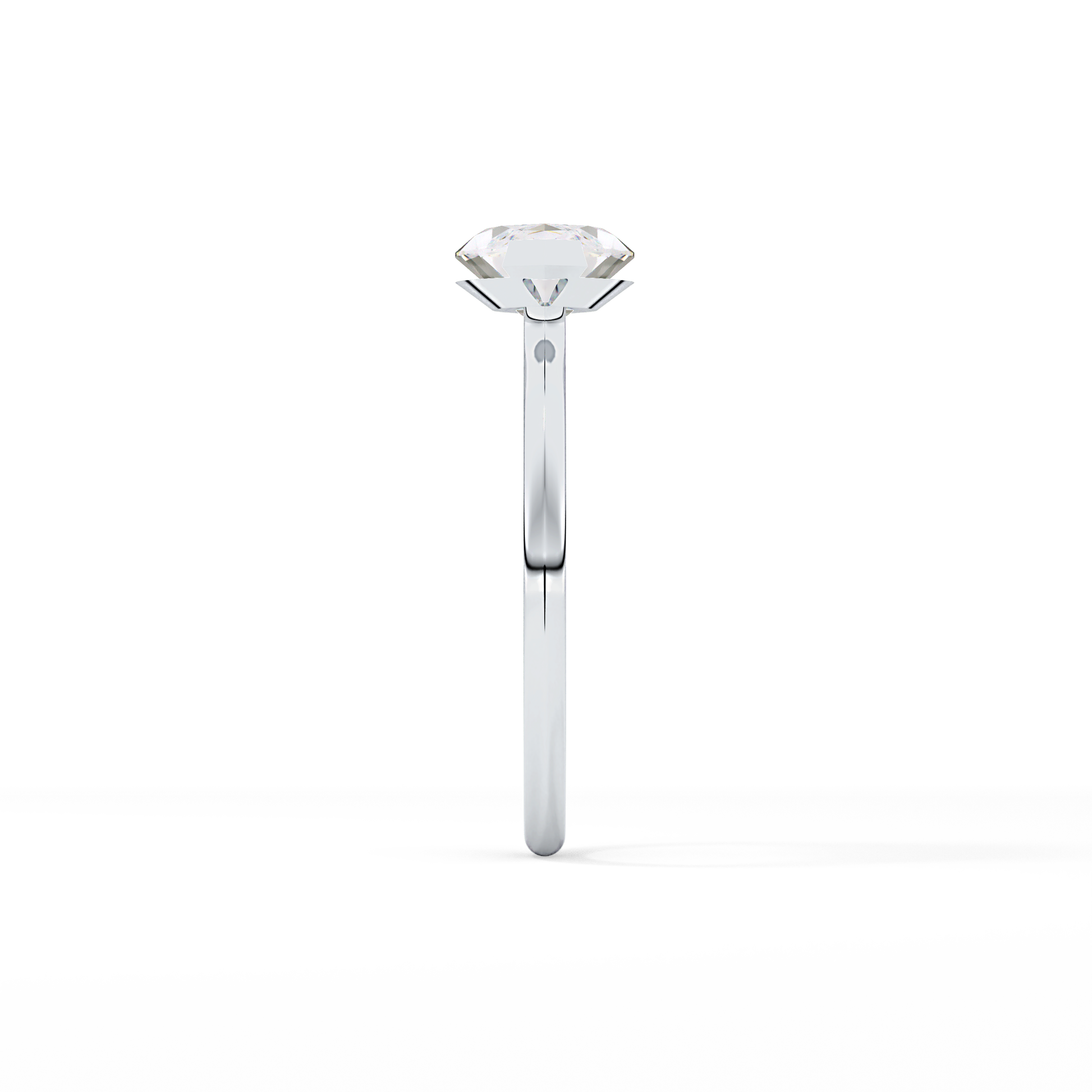 East West Marquise Solitaire Lab Grown Diamond Engagement Ring