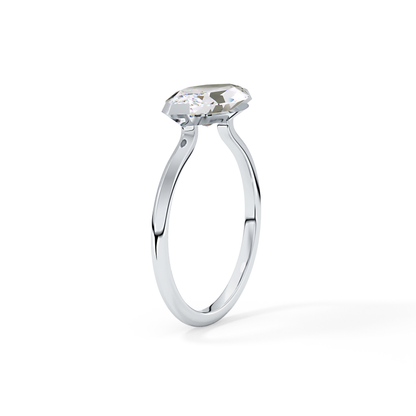 East West Marquise Solitaire Lab Grown Diamond Engagement Ring