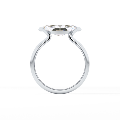 East West Marquise Solitaire Lab Grown Diamond Engagement Ring