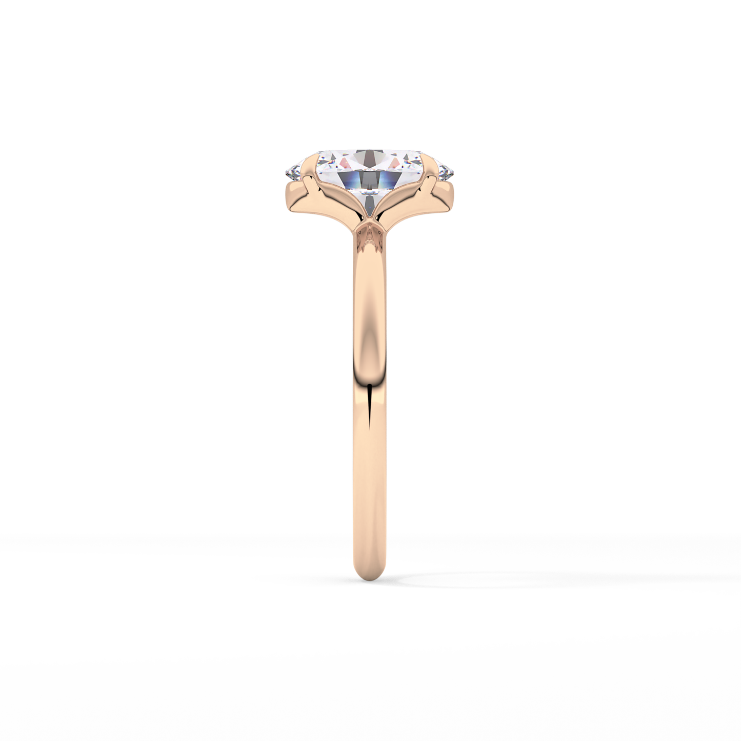 Oval Solitaire Lab Grown Diamond Engagement Ring