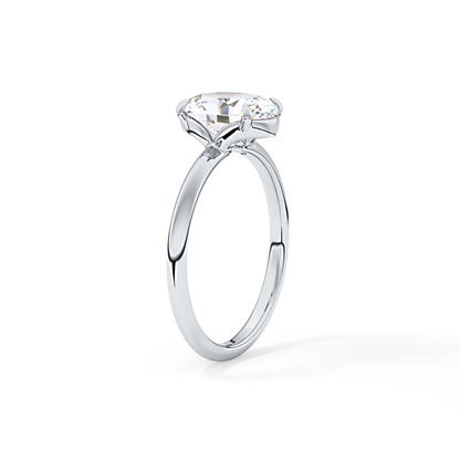Oval Solitaire Lab Grown Diamond Engagement Ring