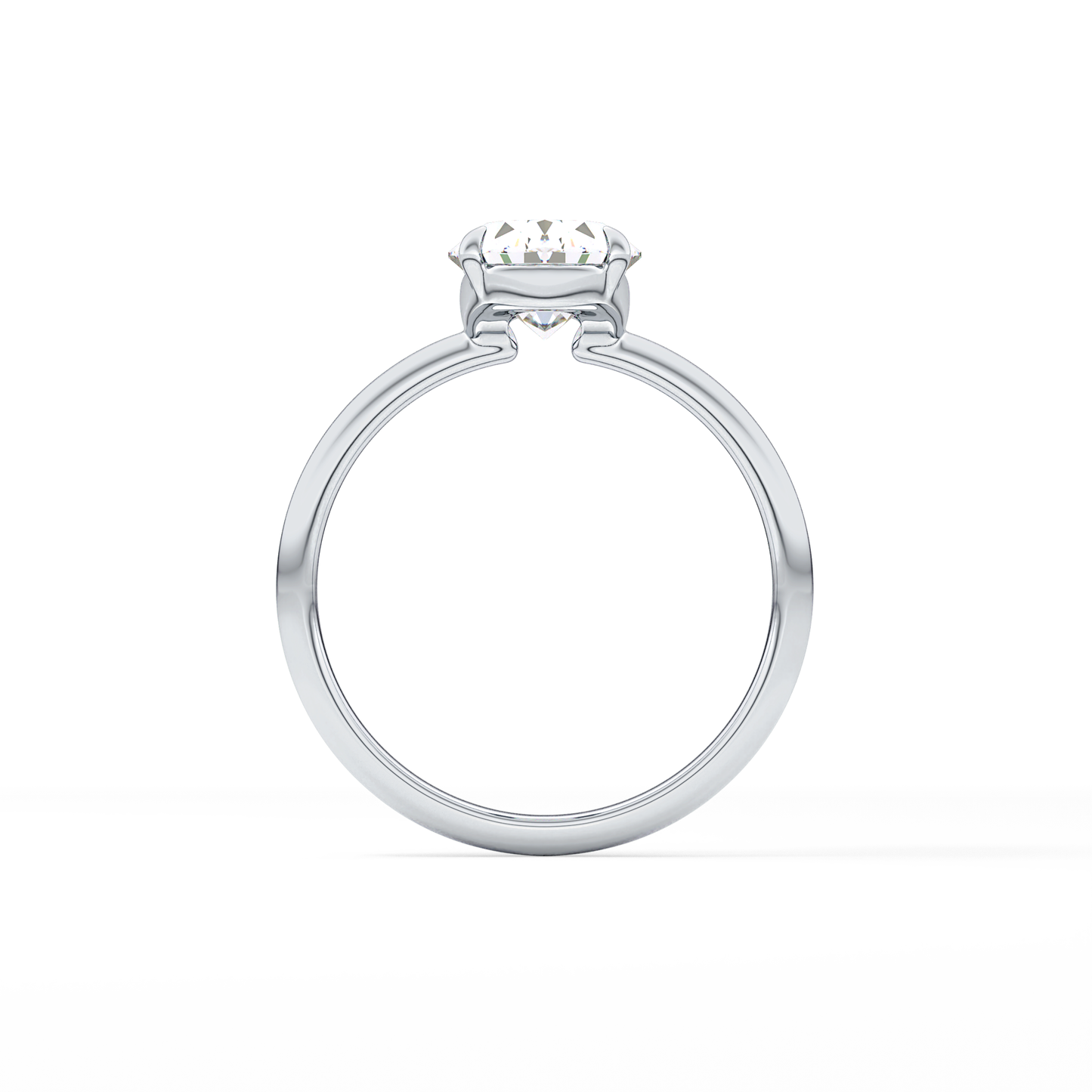 Oval Solitaire Lab Grown Diamond Engagement Ring