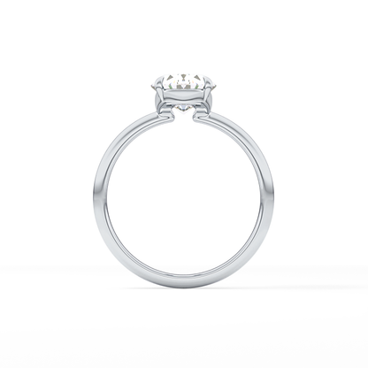 Oval Solitaire Lab Grown Diamond Engagement Ring