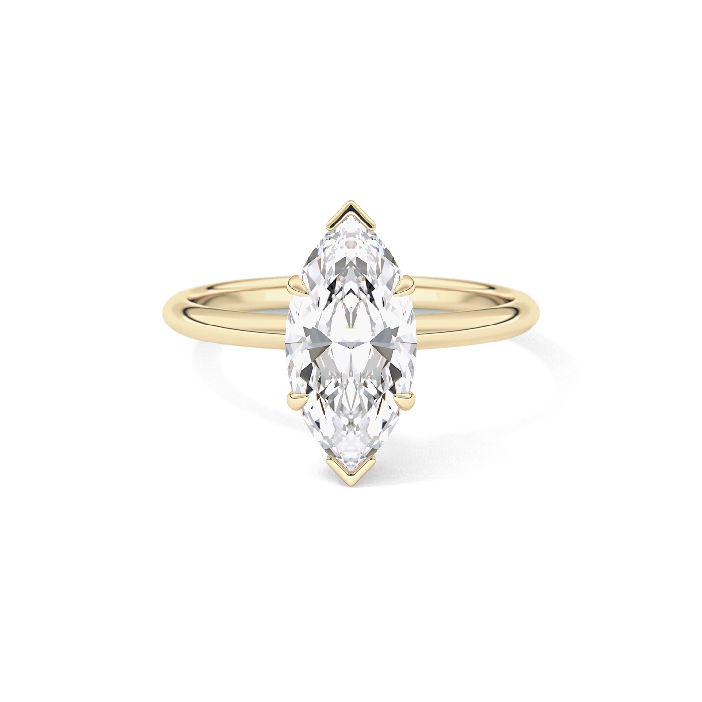 Oval Solitaire Bezel Lab Grown Diamond Engagement Ring