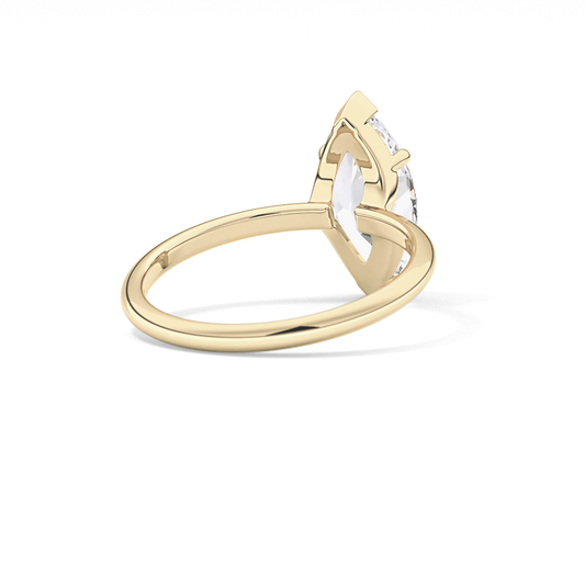 Marquise Solitaire Lab Grown Diamond Engagement Ring