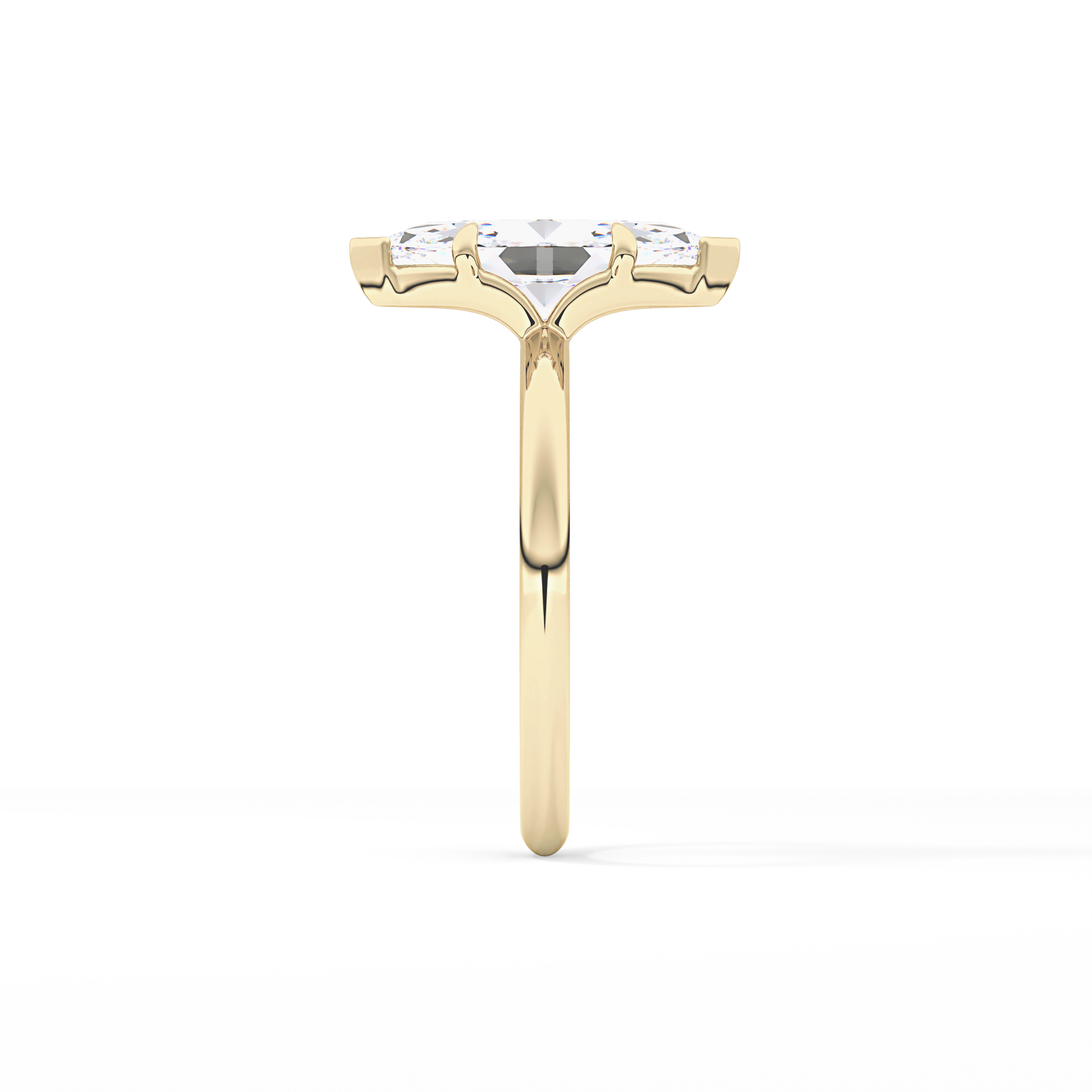 Marquise Solitaire Lab Grown Diamond Engagement Ring