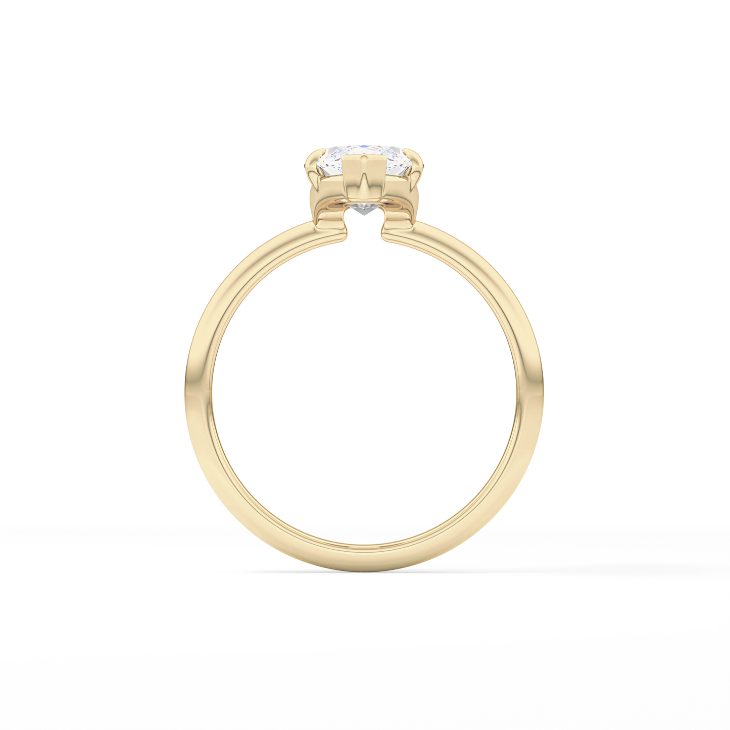 Marquise Solitaire Lab Grown Diamond Engagement Ring