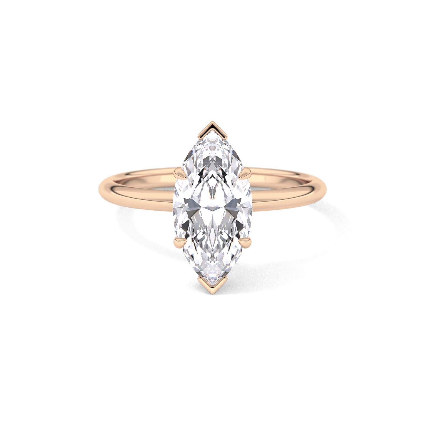 Oval Solitaire Bezel Lab Grown Diamond Engagement Ring