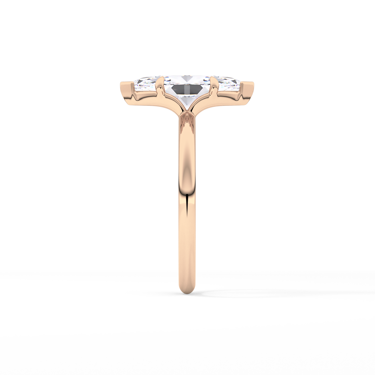 Marquise Solitaire Lab Grown Diamond Engagement Ring