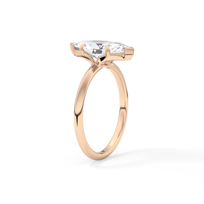 Marquise Solitaire Lab Grown Diamond Engagement Ring